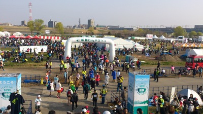 板橋のマラソン会場 板橋のマラソン会場