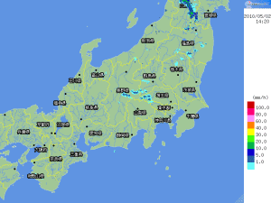 天気予報は当たるのか?(5月2日)