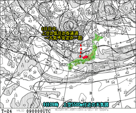 9日は夕立?晴れても大気不安定(6月8日-2)