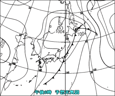 雨の一日、昼前後まとまった雨に注意(10月4日)