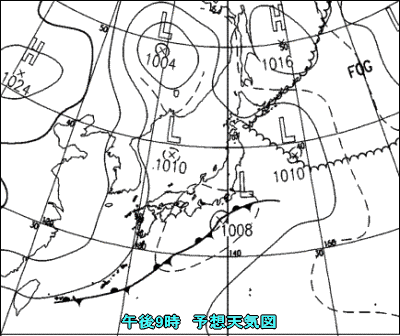 台風13号予想進路とメリハリのない天気(10月14日)