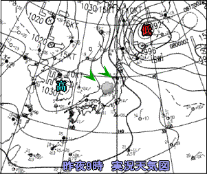 天気予報は当たるのか?(12月8日)