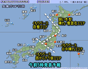 天気予報は当たるのか?(1月11日)