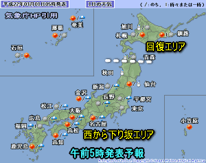 天気予報は当たるのか?(3月1日)