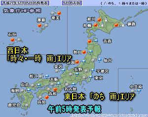 天気予報は当たるのか?(12月5日)