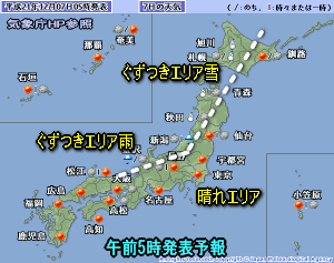 天気予報は当たるのか?(12月7日)