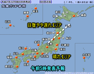 天気予報は当たるのか?(12月8日)