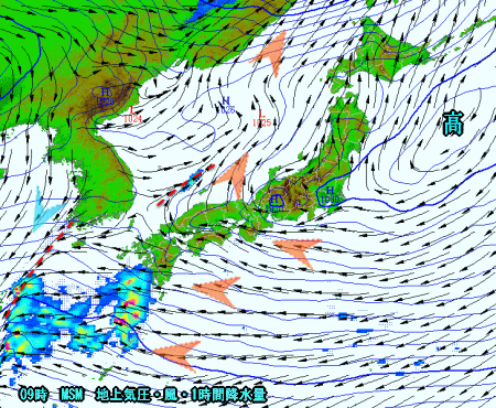 文化の日にかけ気圧の谷、大崩れはないけれど・・(11月2日)