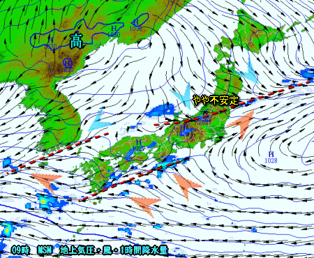 文化の日は雲多く、にわか雨の所も(11月3日)