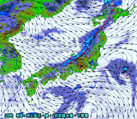 次第に冬型の天気分布へ、明日以降初雪続々?(11月13日)