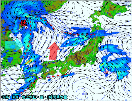 暖かいけど天気は下り坂(11月23日)