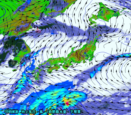北と南で雨、季節はまだ変わり目(11月28日)