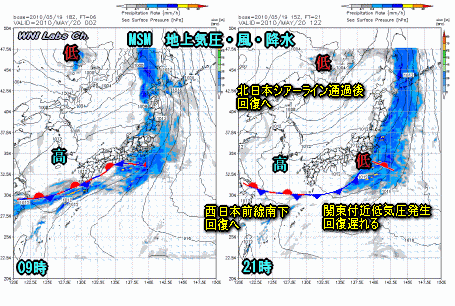 天気予報は当たるのか?(5月20日)