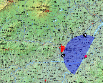 善光寺の立地と降雪の関係は?(1月23日)