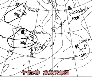 天気予報は当たるのか?(7月3日)不安定から梅雨前線へ