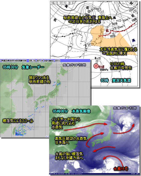 台風15号進路予想と「何が起こるか?」(9月14日)