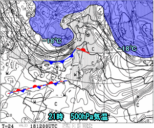 天気予報は当たるのか?(5月18日)