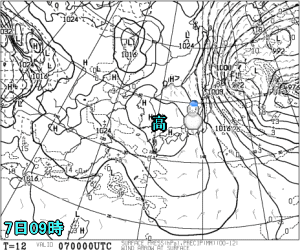 天気予報は当たるのか?(2月7日)