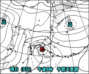 天気予報は当たるのか?(3月8日)