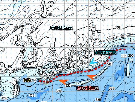 天気変化はゆっくり、週末の雨続報(10月20日)