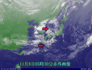 8日の天気予報は当たるのか?