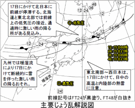 猛暑いつまで?今日の雷雨は?(8月16日)