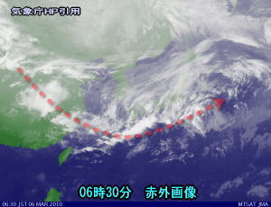 天気予報は当たるのか?(3月6日)