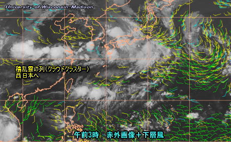 天気予報は当たるのか?(7月3日)不安定から梅雨前線へ