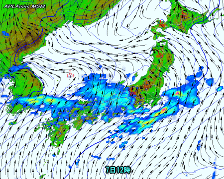 週間(梅雨明け)予報と週末の天気(7月7日)