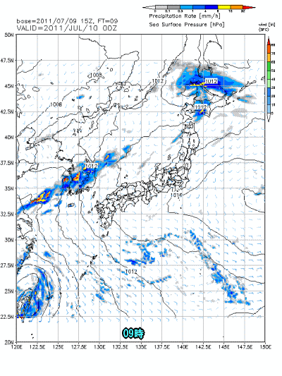 関東甲信中心の雷雨続く、登山注意!(7月10日)