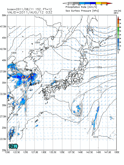 盆の天気、猛暑いつまで?、今日の雷雨(8月12日)