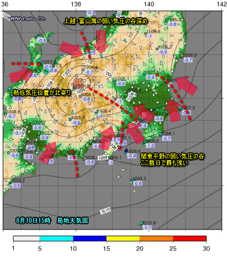 盆の天気、さらに猛暑、今日の雷雨は?(8月11日)
