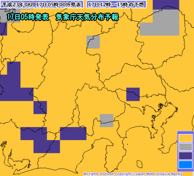秋雨前線南下、猛暑は今日まで?(8月18日)