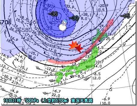 北海道で初雪も?冬型の天気分布へ(10月17日)