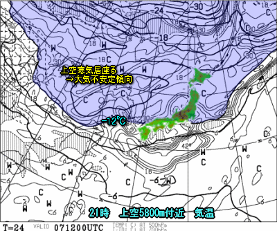 秋晴れだけど明日は西から下り坂(10月7日)