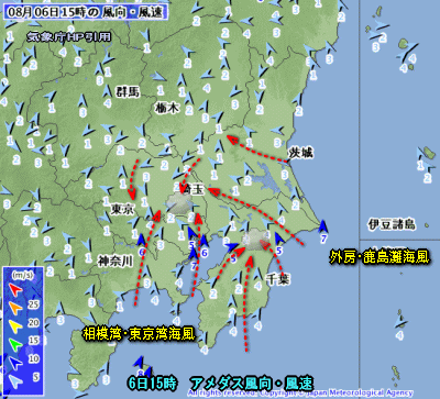 台風9号黄海へ、猛暑とゲリラ雷雨は?(8月7日)