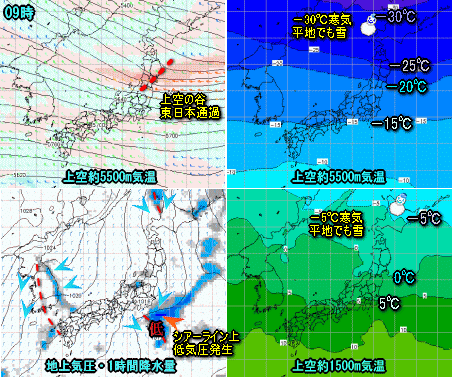 冬型の気圧配置、寒気南下し北海道道南で初雪も?(11月8日)