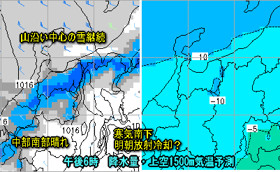 天気予報は当たるのか?(1月3日)