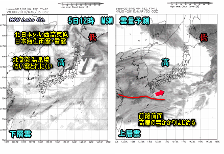 天気予報は当たるのか?(3月5日)