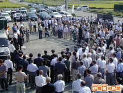 2005年 衆院選候補の第一声 伊那毎日新聞より