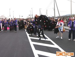 2007年12月 伊南バイパス開通記念のセレモニー
