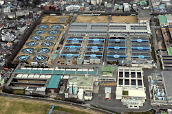 金町浄水場=東京都葛飾区 <毎日新聞>