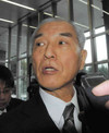 西松建設の裏金との関連を否定する村井知事 =中日新聞=