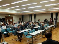 浅川整備計画公聴会:長野市浅川公民館<br />