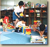上田市おもちゃ図書館の様子