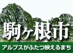 アルプスがふたつ映えるまち