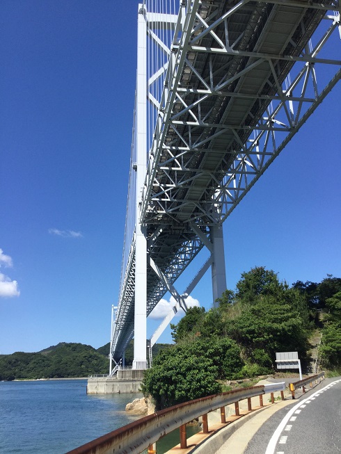 因島大橋　しまなみ海道サイクリング