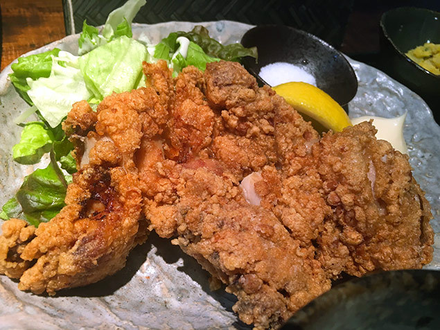 旬庵 山ぞく揚げ定食 松本市 旬庵 山ぞく揚げ