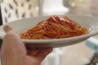 カレッティエラ フィレンツェ名物、トマトのちょい辛スパゲッティです。