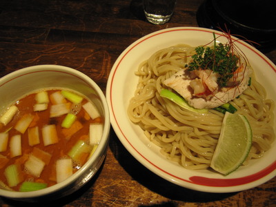 海老と香草＠麺肴ひづき　松本市